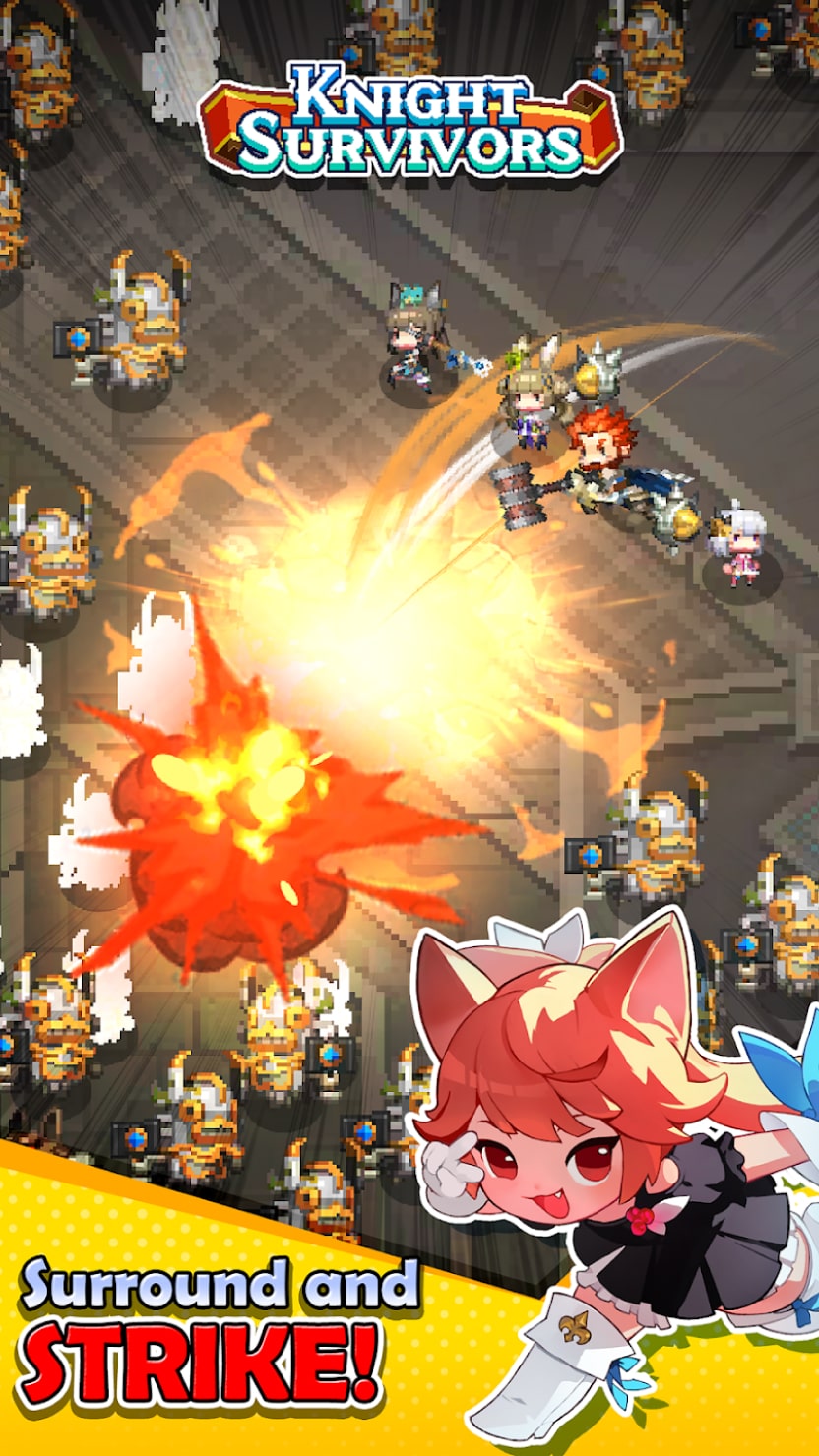 Knight Survivors 게임 화면